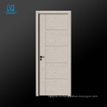Оптовая дверь деревянного шпона простая дизайн деревянные двери внутренних дверей для дома GO-EG03